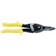 MIDWEST Universal aviation snip - cuts straight and wide curves - YELLOW - 245mm